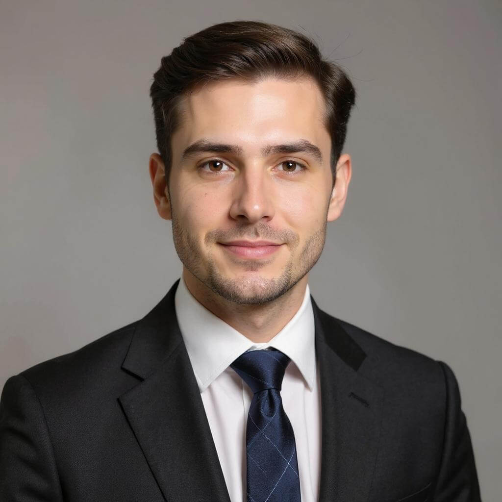 AI headshot example